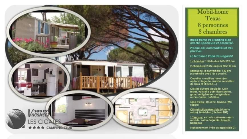 Mobil Home Detente 8 Personnes Le Muy Exterior photo